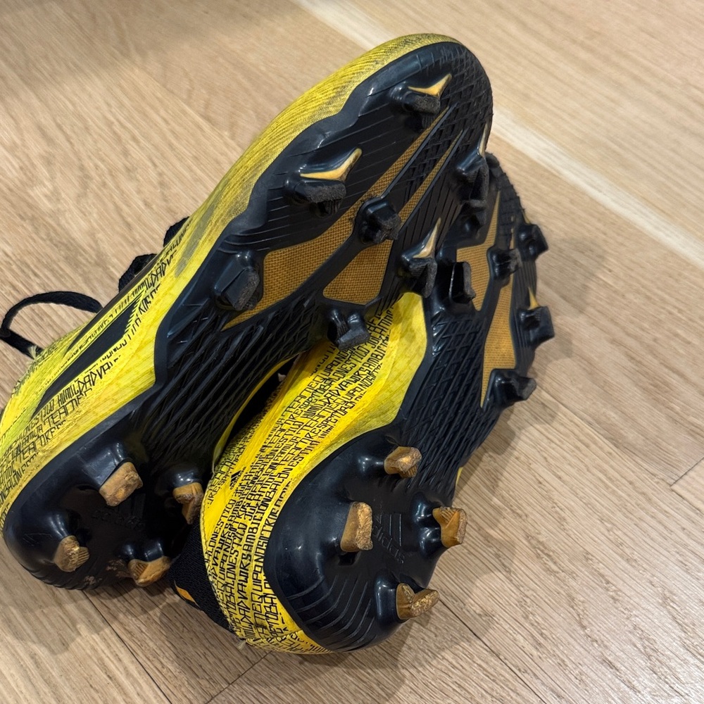 Adidas Boys X Speedflow Messi.4 GW7426 Yellow Kids soccer cleats US 5 big boys - Picture 7 of 9